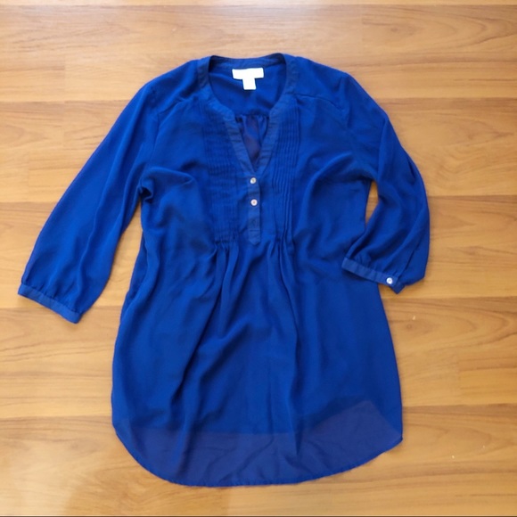 Maternity Blouse with Inner Tank Top - Picture 4 of 5